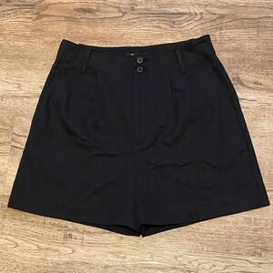 Madewell Trouser Pleated Linen Shorts Womens 0